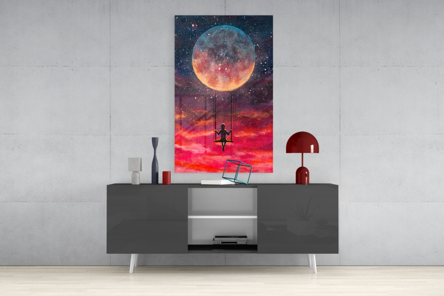 Freedom Glass Wall Art.