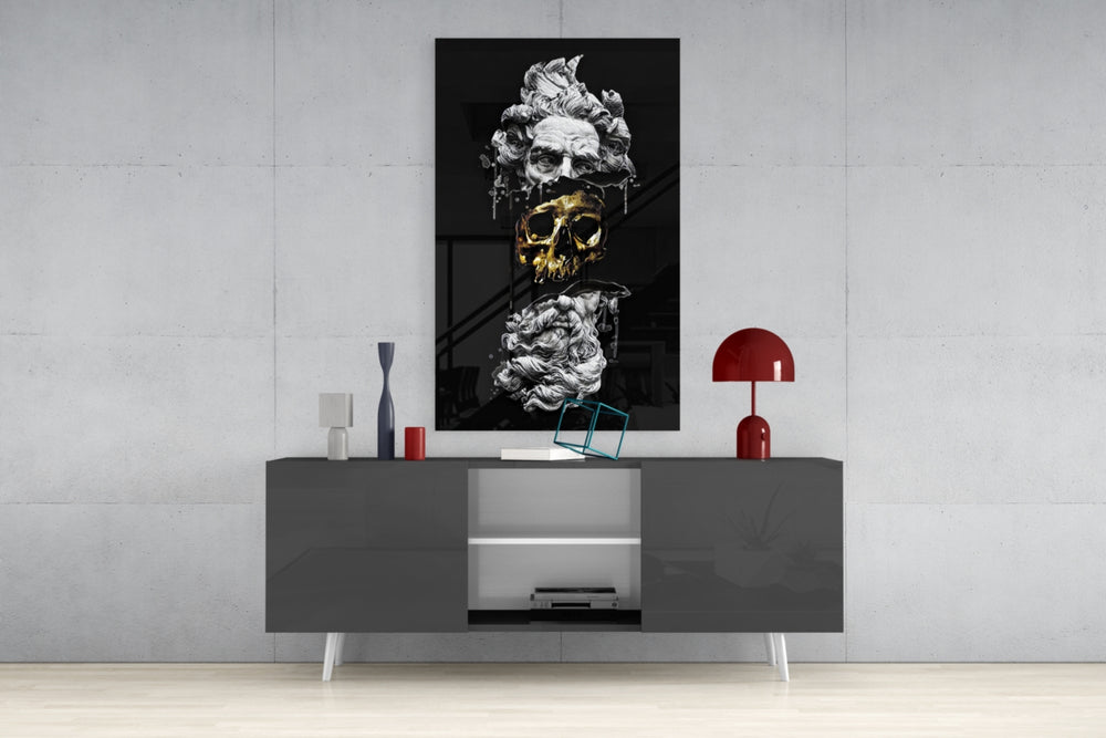 Poseidon Glass Wall Art.