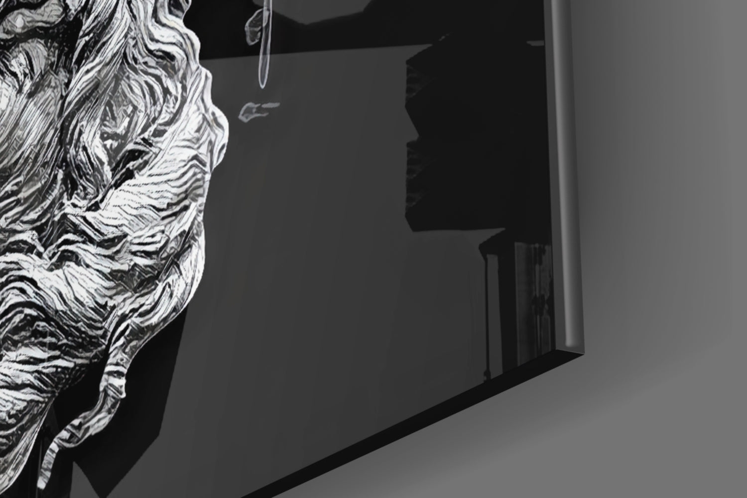 Poseidon Glass Wall Art.