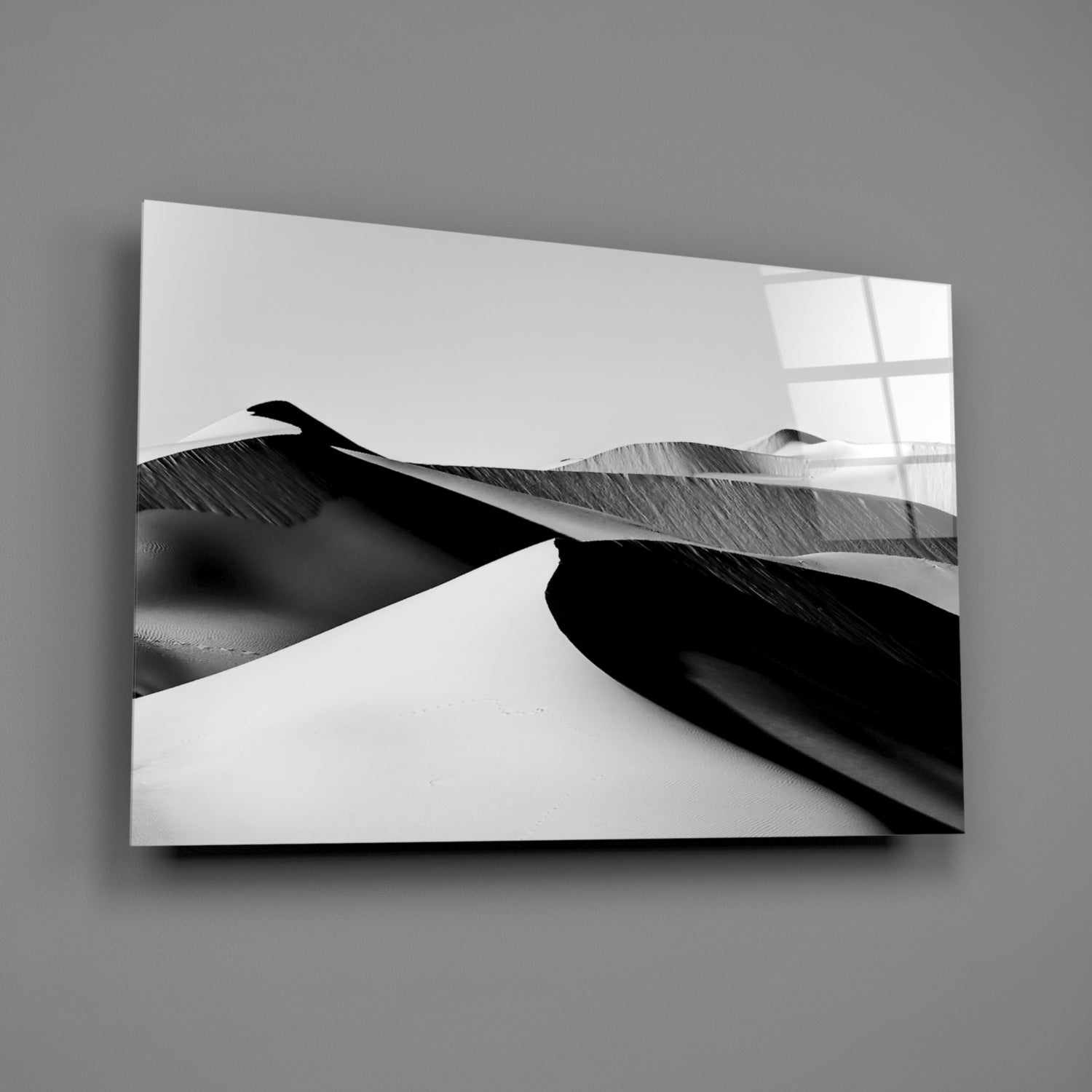 Black Landscape Glass Wall Art.
