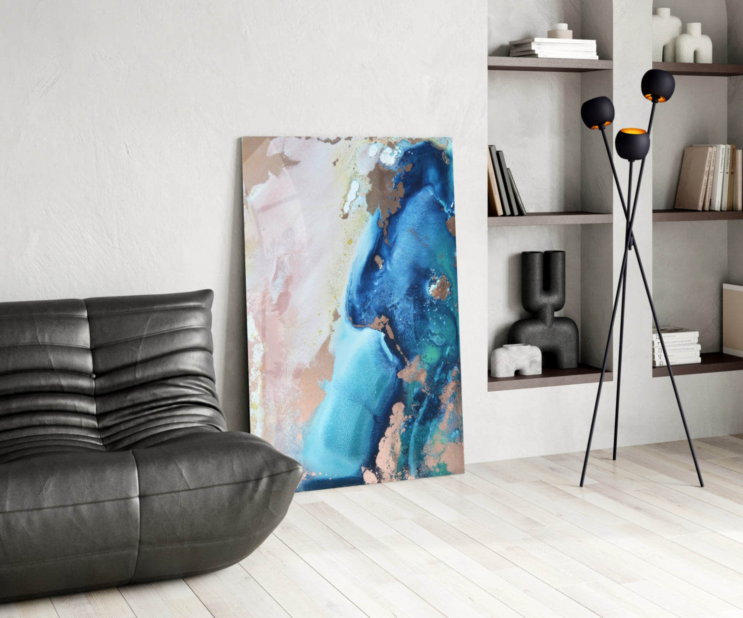 Abstraction Glass Wall Art.