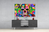 Skull Glass Wall Art.