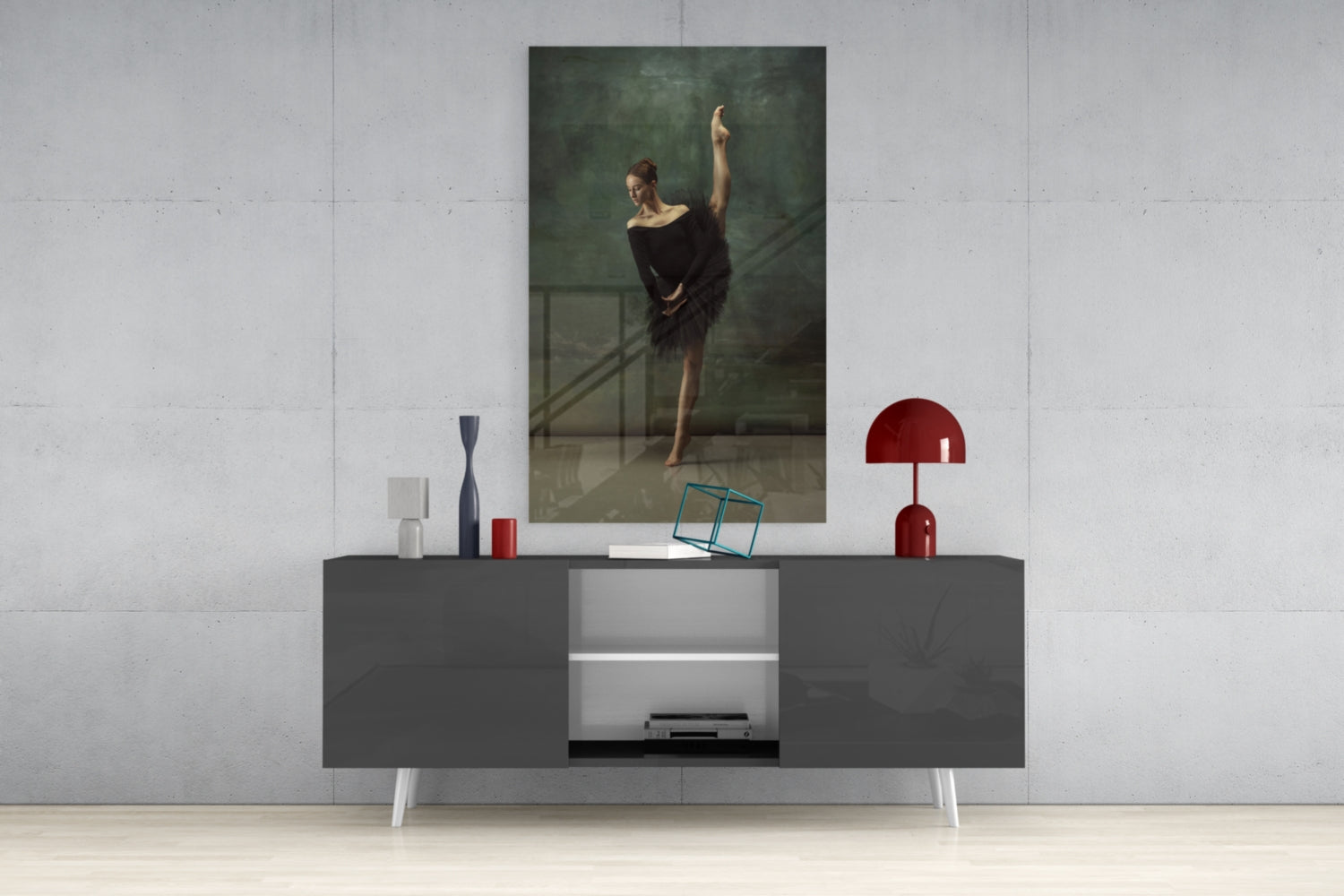 Ballerina Glass Wall Art.