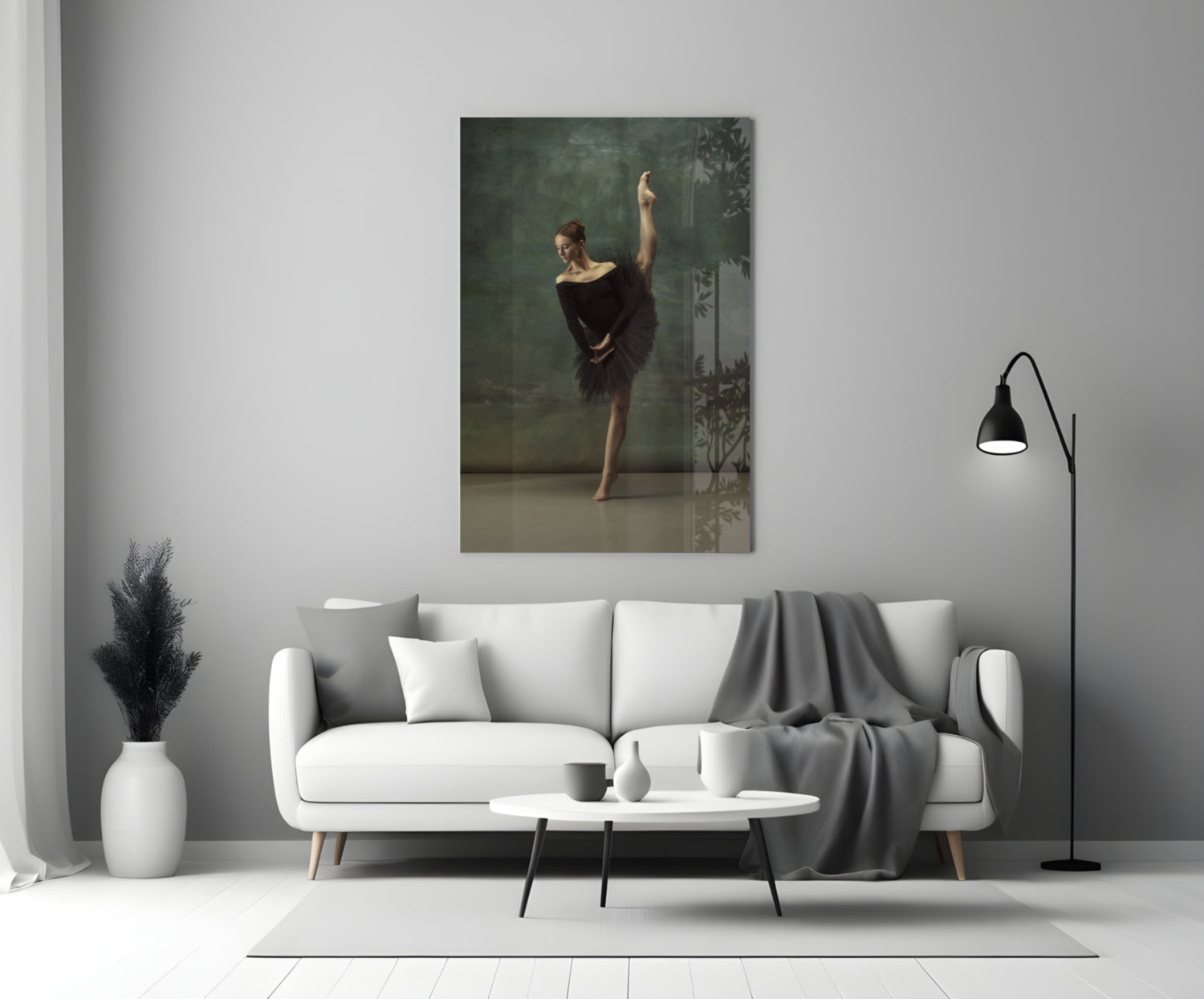 Ballerina Glass Wall Art.