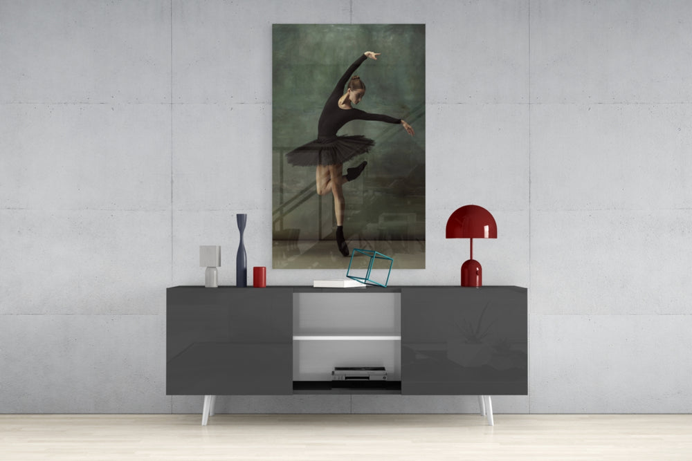 Ballerina Glass Wall Art.