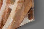 Wine and Women artwork anchoring a wall with refined romantic palette