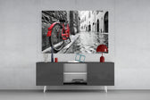 Street and Bicycle panel catching window light to reveal its cinematic contrast