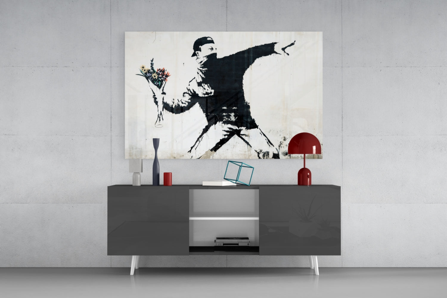 Transverse War Glass Art.