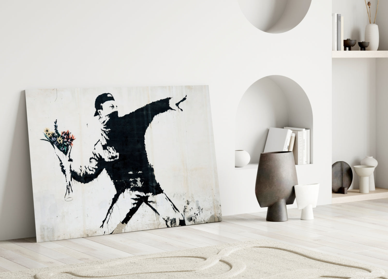 Transverse War Glass Art.