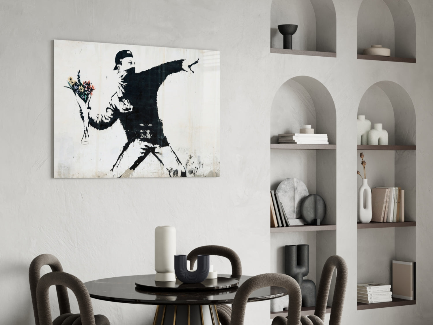 Transverse War Glass Art.