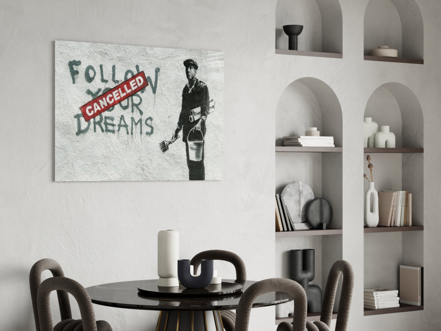 Plans Cancelled Glass Art.