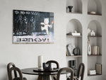 Bear's Resistance panel adding editorial wit to a man cave