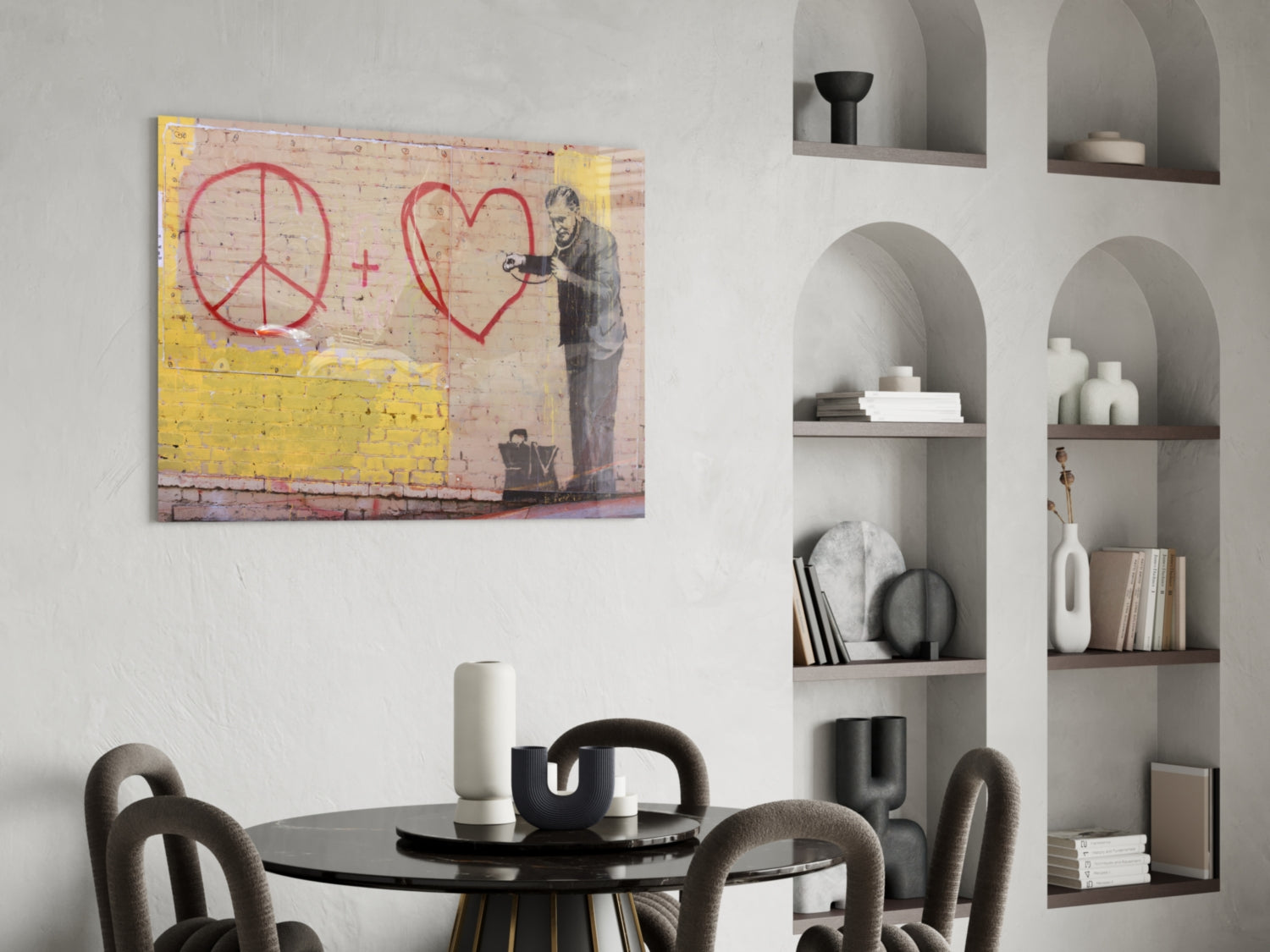 Graffiti Doctor Glass Art.