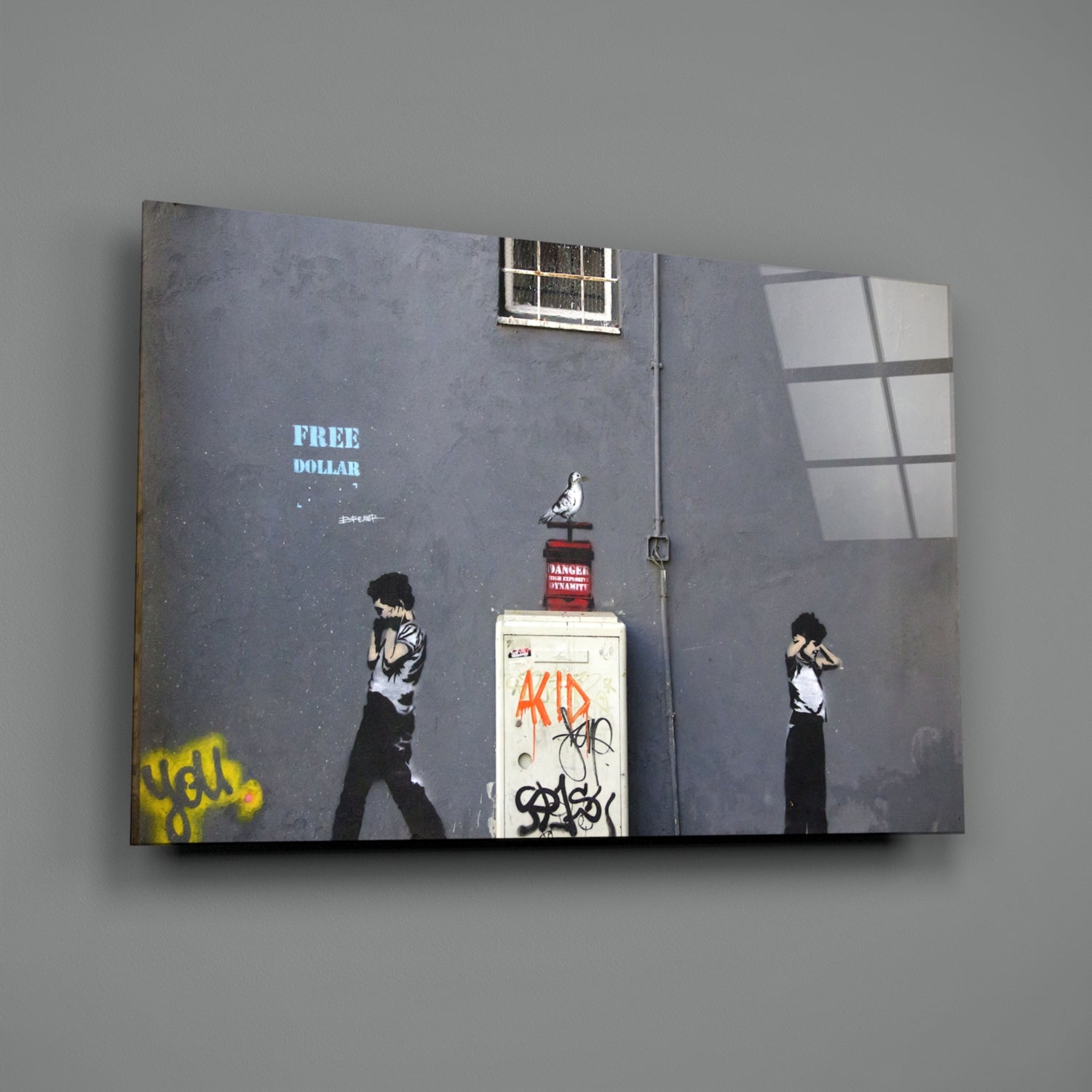 Waiting for Explosion Glass Art.