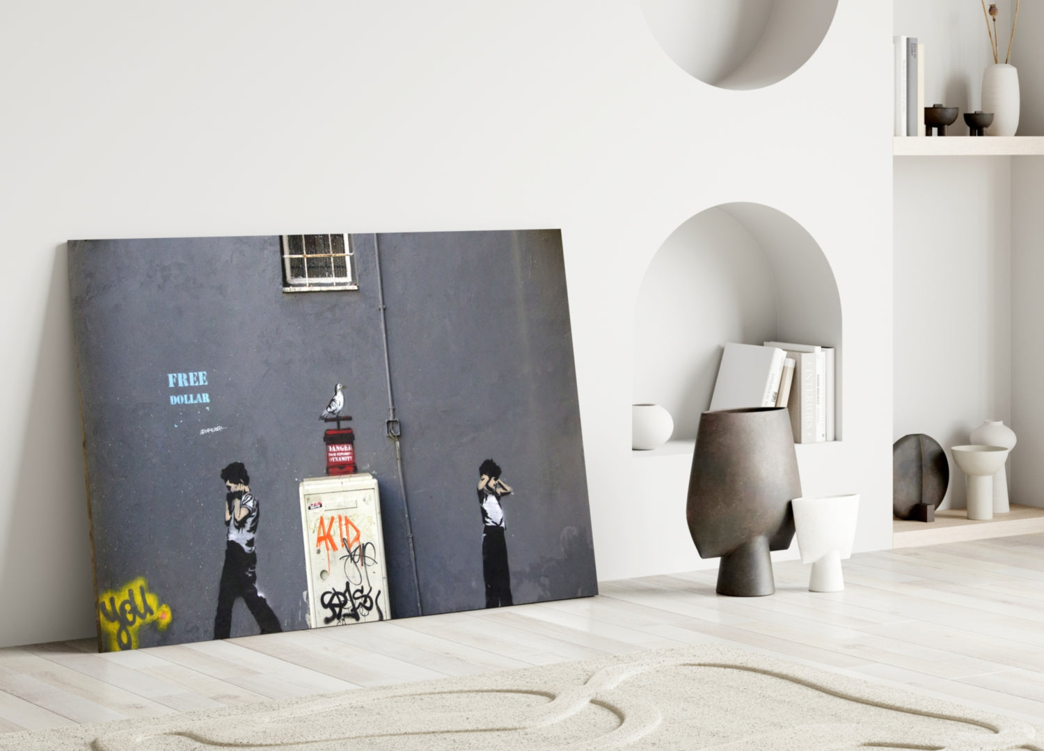 Waiting for Explosion Glass Art.