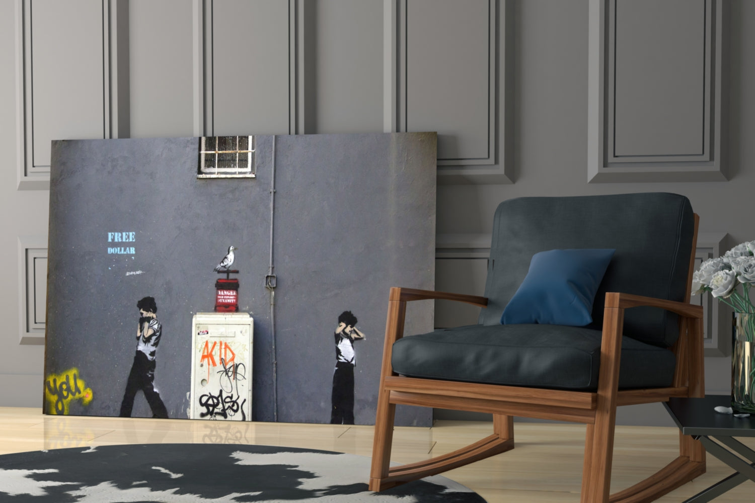 Waiting for Explosion Glass Art.