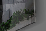 Escape from the Rain artwork anchoring a wall with moody narrative palette