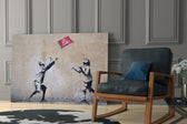 Lost Ball glass print enhancing a living room with cinematic mood
