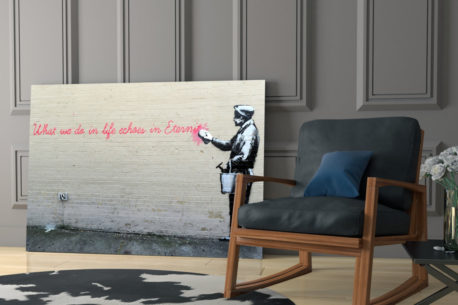 What We Do in Life Glass Art.