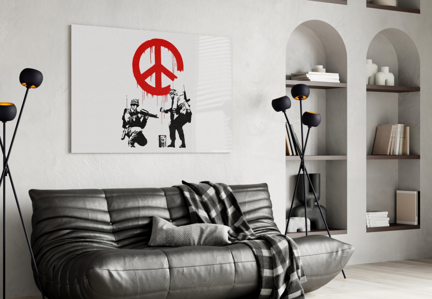 War for Peace Glass Art.