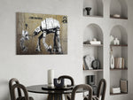 Star Wars panel adding editorial whimsy to a kids room