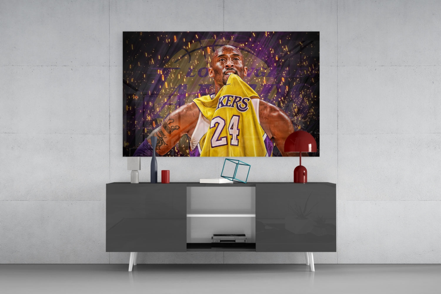 Kobe Bryant Glass Art.