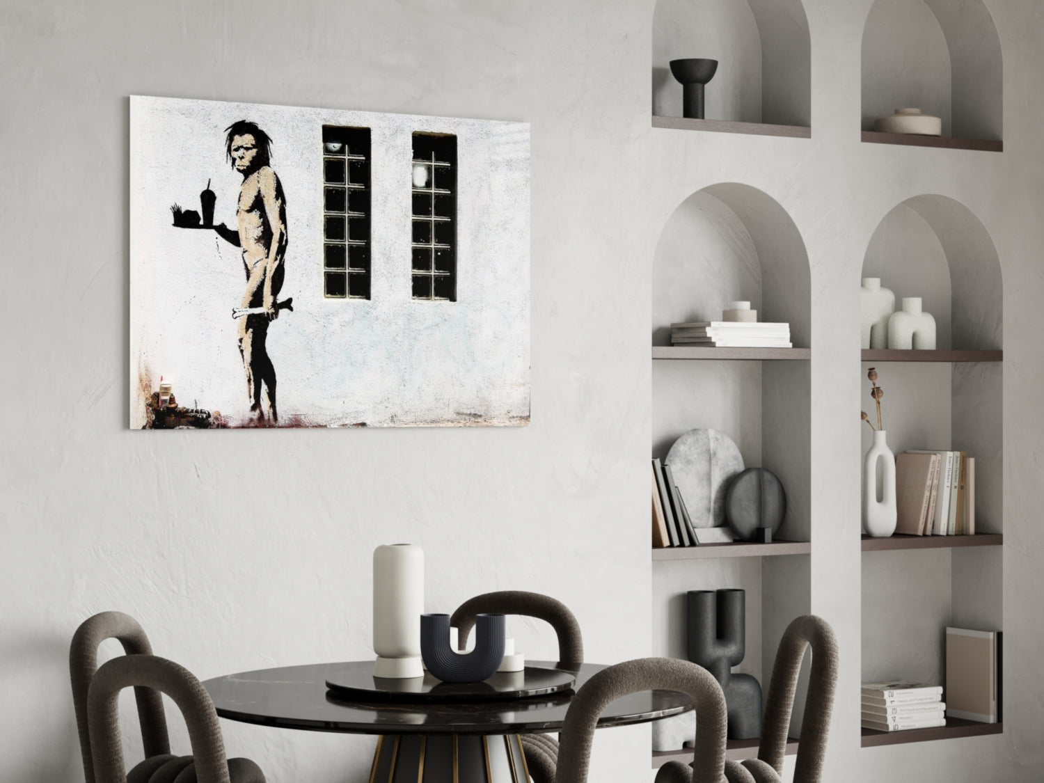 Neanderthal Glass Art.