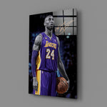 Tribute-portrait panel bringing reverent warmth to a contemporary man cave