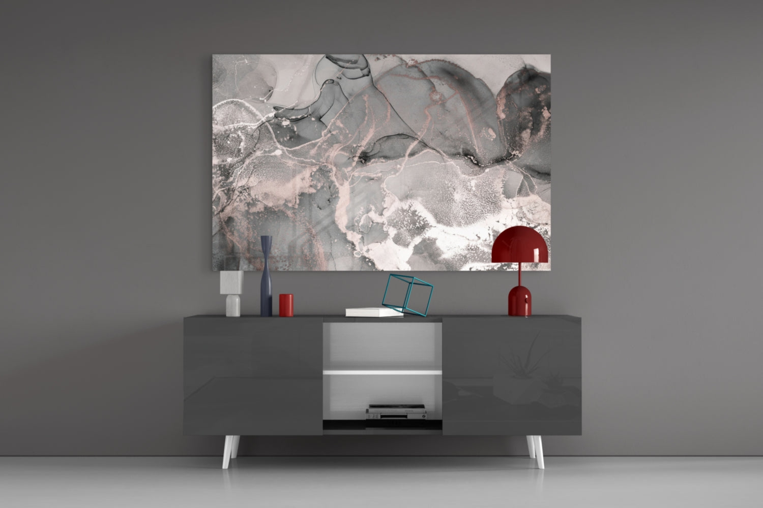 Sweet Pink Glass Art.