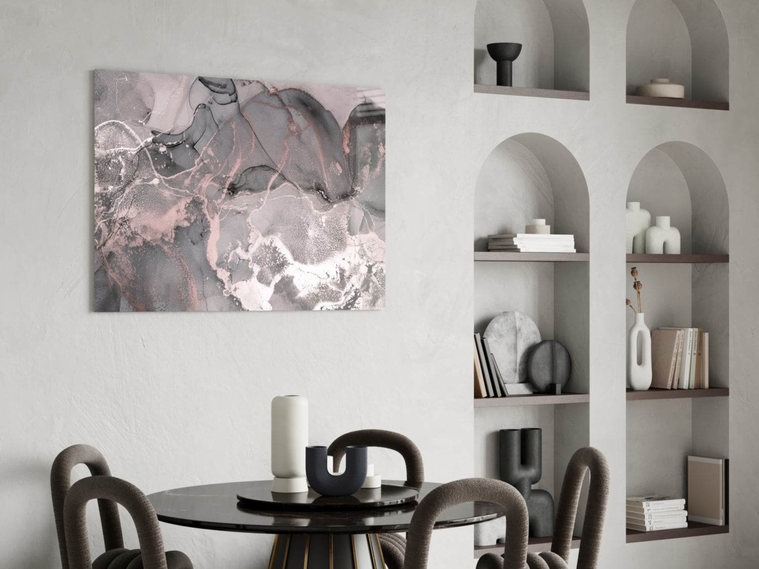 Sweet Pink Glass Art.