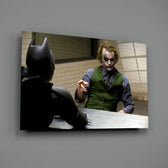Cinematic-still panel bringing tense gravity to a contemporary home theater