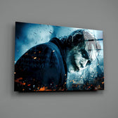 Cinematic-portrait panel bringing smoky drama to a contemporary man cave