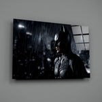Cinematic-portrait panel bringing dramatic gravity to a contemporary home theater