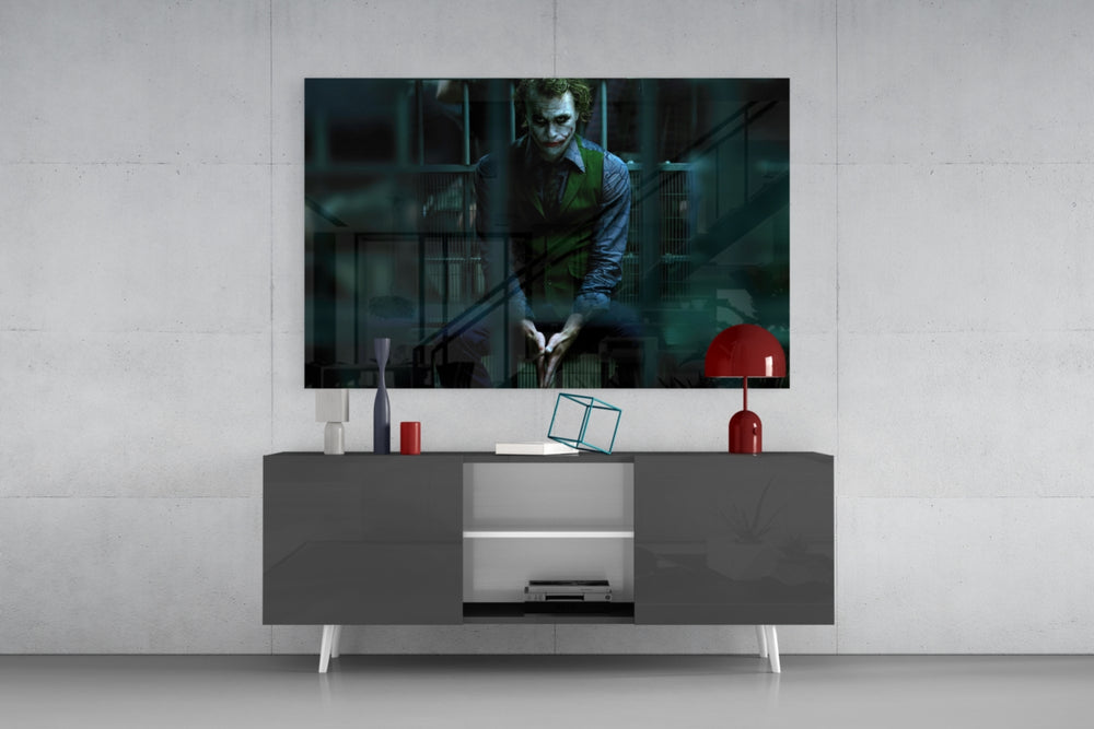 Joker Jail panel catching low light to reveal its tense calm
