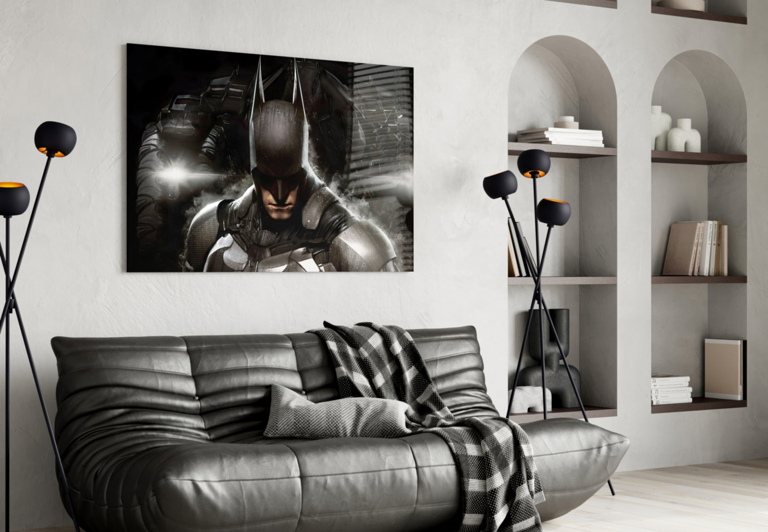 Batman Glass Art.