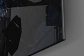 Batman artwork anchoring a wall with dark cinematic palette