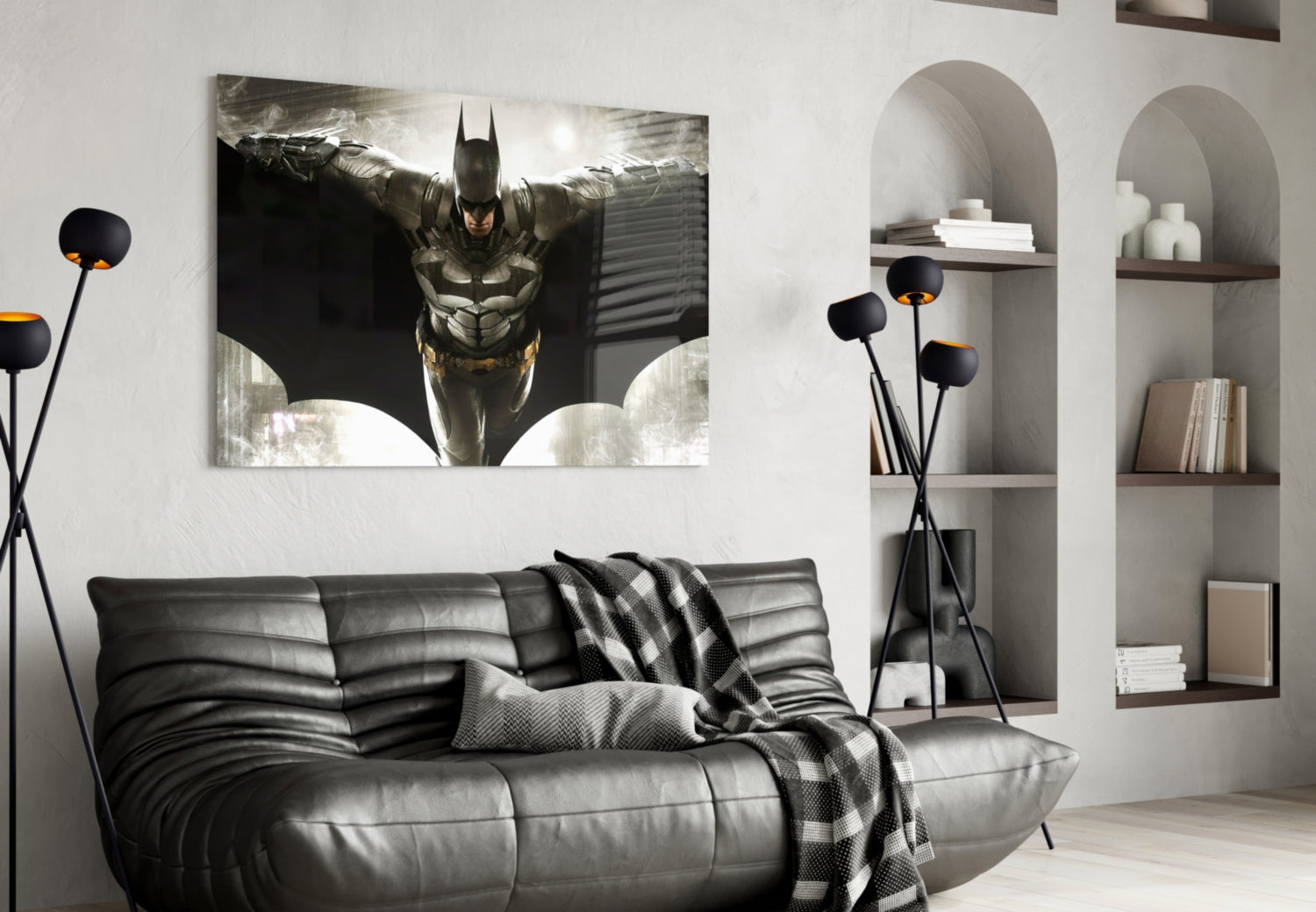 Batman Glass Art.