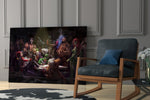 Letter to Batman glass print enhancing a home theater with cinematic gravity