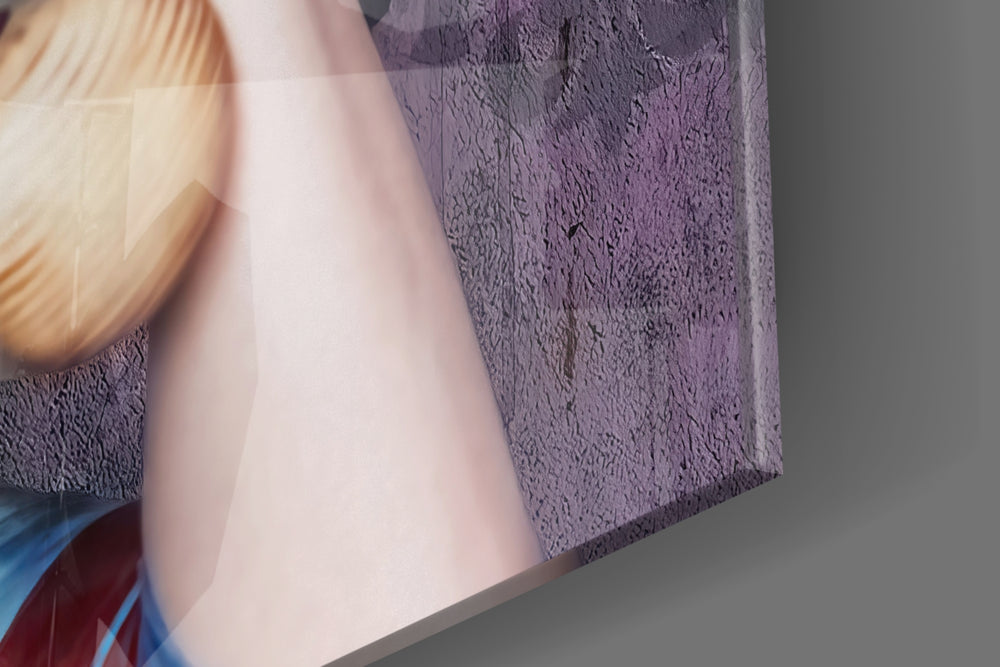 Harley Quinn artwork anchoring a wall with bold graffiti-driven palette