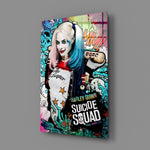 Pop-graffiti panel bringing electric whimsy to a contemporary gaming lounge