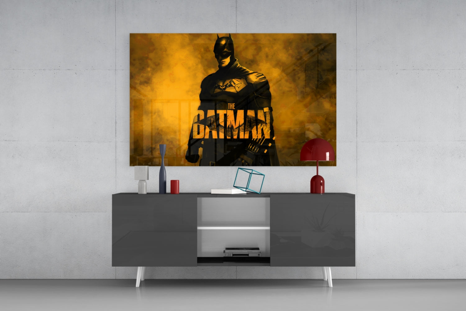 Batman Glass Art.
