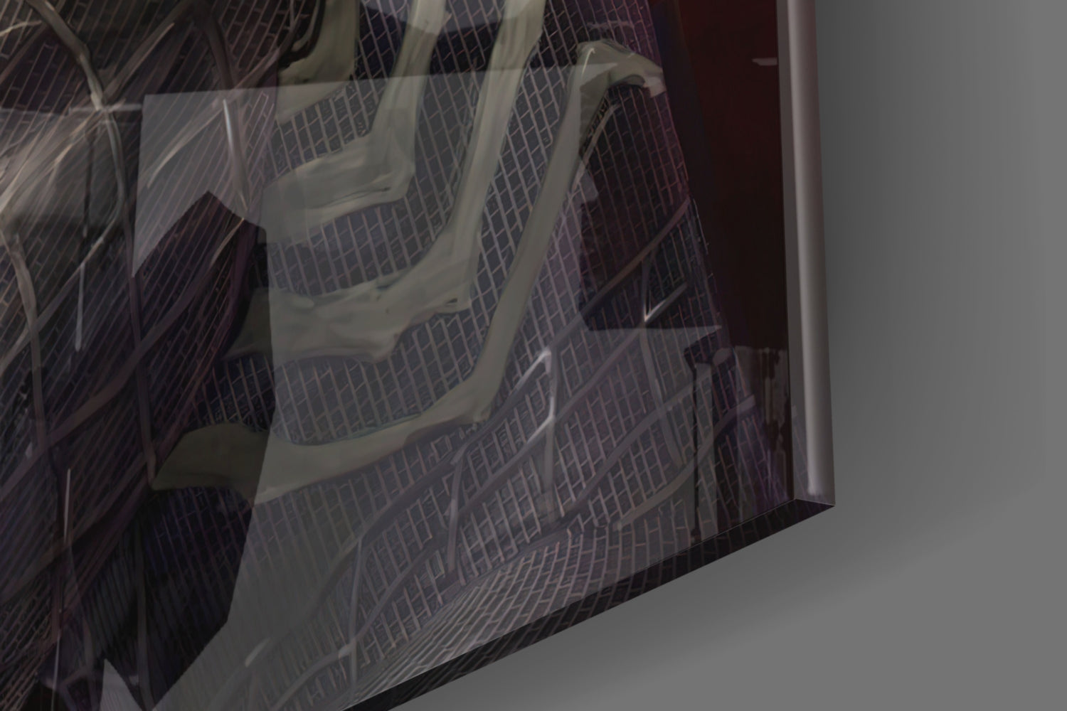 Venom vs Bane Glass Art.