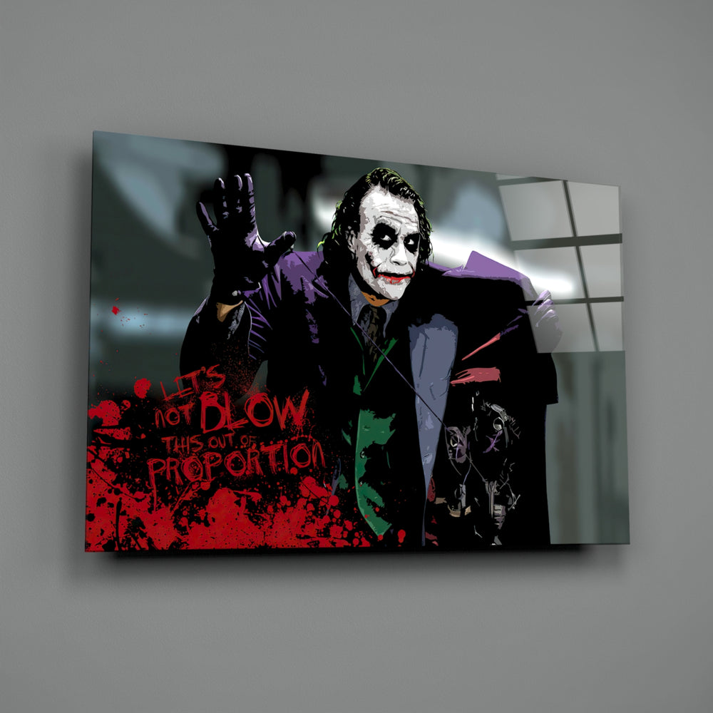 Cinematic-pop panel bringing menacing wit to a contemporary home theater