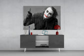 Joker panel catching low light to reveal its noir gravity