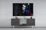 Joker panel catching low light to reveal its menacing gravity