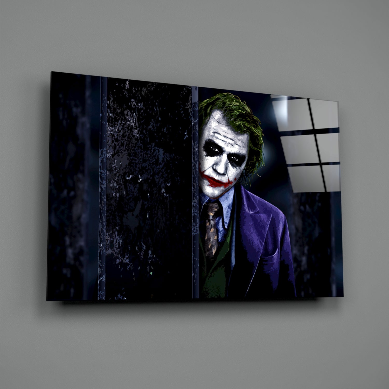 Joker Glass Art.