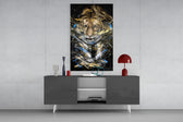 Tiger panel catching low light to reveal its dramatic depth