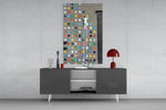 Dots panel catching daylight to reveal its playful gravity
