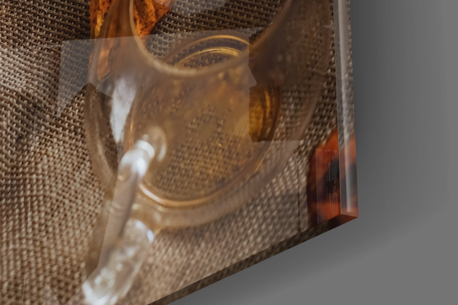 Autumn Picnic Glass Art.