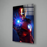 Iron Man Glass Art